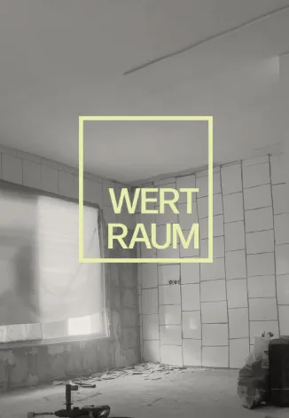Rohbau des wertraum mit dem wertraum-Zeichen